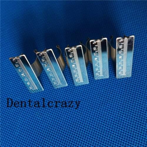 New 4pcs Scale Endodontic Measure Dental Endo Finger Ruler