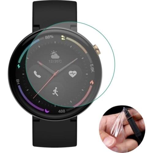5pcs Soft TPU Clear Protective Film Smartwatch Guard For Amazfit Nexo Smart Sport Watch LCD Screen Protector Cover Protection