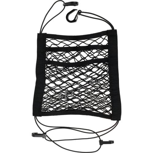 3 Layer Car Mesh Organizer Seat Rear Net Back Seat Bag Pet Cargo Cloth Universal Multifunction Storage Debris Bags