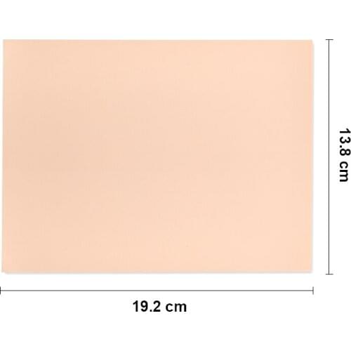 Free Shipping 5Pcs Silicon Permanent Eyebrow Makeup Tattoo Practice Skin Premium Blank Practice Synthetic Skin for Beginners