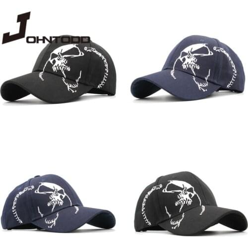 2021 Summer Fashion Snapback Skull Embroidery Baseball Caps Unisex Outdoor Women Men Caps Four Seasons High Quality Cotton Hats