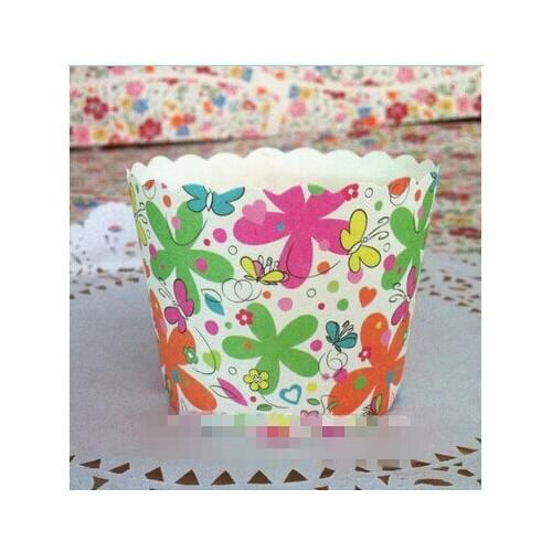 Paper bucket MUFFIN paper cake cups,Stripe and Dot Paper CUPCAKE CASES, baking cup,cake holder