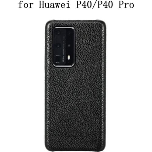Genuine Leather Phone Case forHuawei P40 Slim Back Cover forHuawei P40 Pro P40Pro+ Fashion Protective Skin forHuawei P40Pro Plus