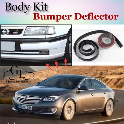 Bumper Lip Deflector Lips For Opel Vectra A / B / C / D Front Spoiler Skirt Scratch Proof Adhesive / Body Kit Strip