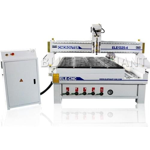 Cheaper 4 Axis CNC Milling Machine/ Economical Wood Engraving Machine with 200mm Rotary/ Water Cooling Spindle CNC Machine