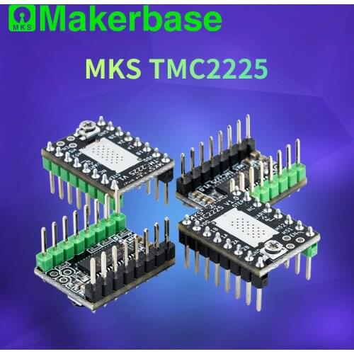 Makerbase MKS TMC2225 2225 Stepper Motor Driver StepStick 3D printer parts ultra silent For SGen_L Gen_L Robin Nano