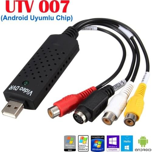 Gplus Easycap DC60 UTV007 Chip VHS Mini DV Cassette RCA USB Capture Card