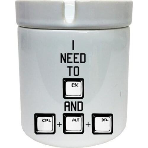 Catharsis I Need Printed Ceramic Ashtray decorative objects Декоративные элементы Objetos decorativos