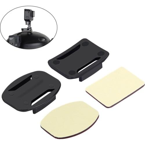 Adhesive Mounts Fit for Camera 9 8 7 6 5 4 Curved Flat Mounts 3M Sticky Pads Fit for Sjcam Action Camera for Helmet Car