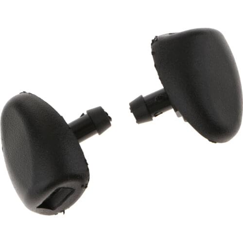 Set 2 Car Front Windscreen Spray Washer Jets Nozzle For Peugeot 206 407