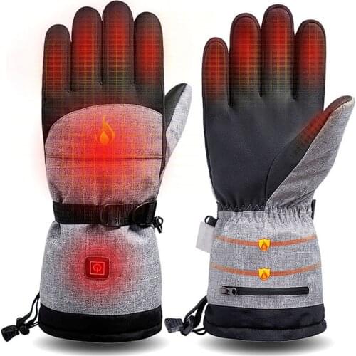 Electric Heating Glove Skiing Glove Windproof Heating Glove USB Glove Snowmobile Snowboard Ski Glove Winter Cycling Glove