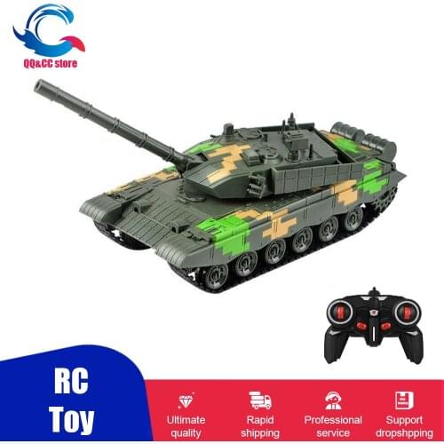 Military War RC Battle Tank 2.4G Heavy Large Interactive Remote Control Toy Vehicle with Shoot Bullets Model Electronic Boy Toys