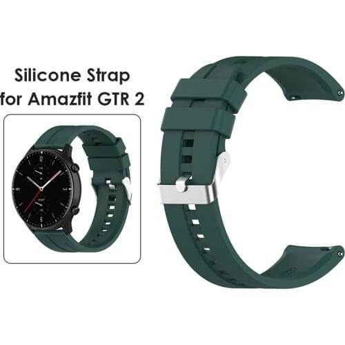 Watch Band Exterior Decoration Parts Silicone Smart Watch Strap Wrist Band for Huami Amazfit GTR 2e/GTR 2/GTR 47mm