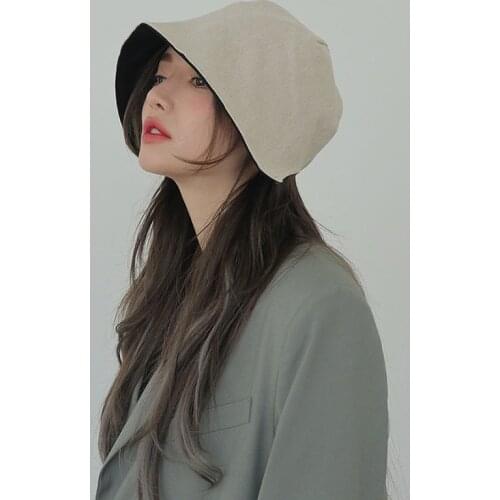 Spring and Summer Korean Version of Double-sided Fisherman Hat Sunshade Leisure All-match Student Basin Hat