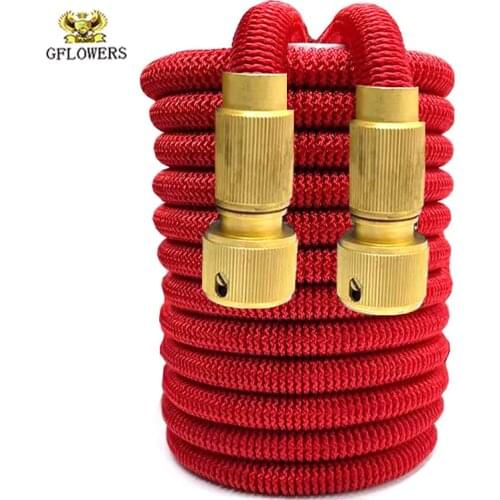 Gardening hose telescopic garden hose magic hose gardening high pressure adjustable car wash hose household spray gun