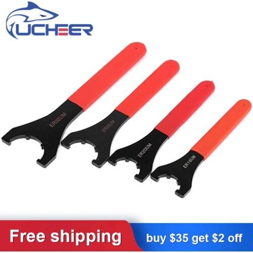 UCHEER ER Spanner Collet UM Type Wrench for ER Nut Chuck Holder CNC Milling Lathe Tools ER16/ER20/ER25/ER32/ER40/ER50