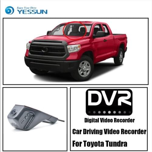 YESSUN Front Camera Dash Car DVR Digital Video Recorder for Toyota Tundra HD 1080P Not Reverse Parking Camera