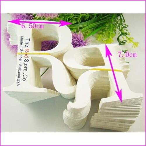 1000set /lot free shipping 7.0*6.50cm white paper custom logo print product name brand garment letter tag label price hang tag