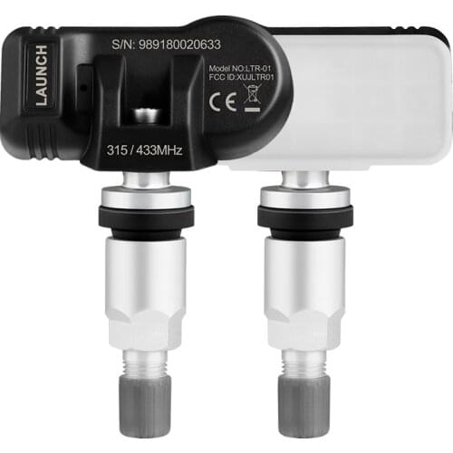 4pcs LAUNCH LTR-01 RF Sensor 315MHz & 433MHz TPMS Sensor Tool Metal & Rubber