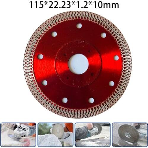 105/115/125mm Diamond Saw Blade Ultra-thin Sintered Hot Pressed Mesh Turbo Cutting Disc For Tile Ceramic Granite Marble
