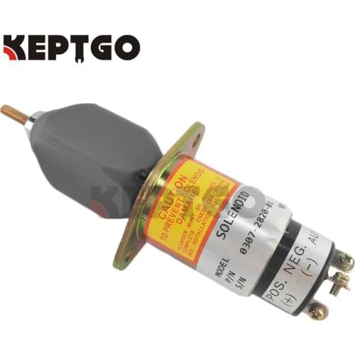 Free Shipping - 24V Fuel Shutoff Stop Solenoid Valve For Onan Cummins Generator 0307-2820-01 307-2820 03072820