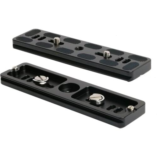 CNC Aluminum Alloy Quick Release Plate Mount Holder Tripod Head for Nikon Canon Sony DSLR Cameras Accessories