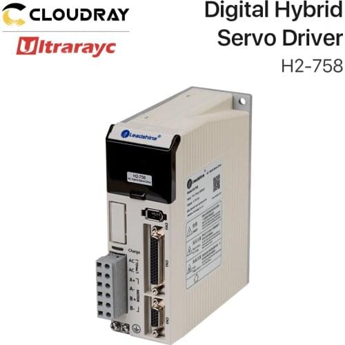 Ultrarayc Leadshine Nema 34 Digital Hybrid Servo Motor Driver H2-785 AC50-80V for Closed-Loop Motor or BM109 Laser Head
