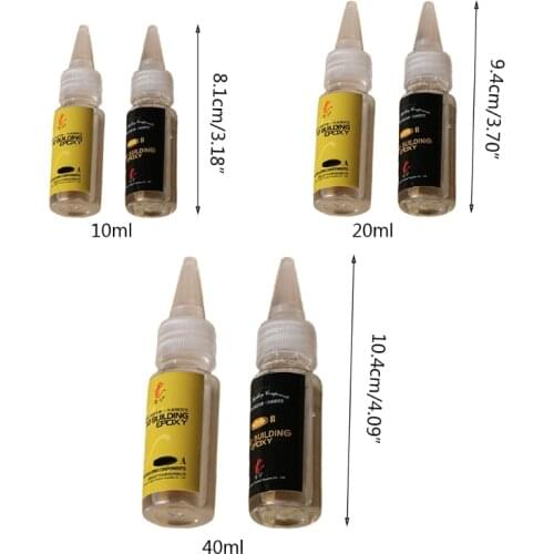 Fishing Tackle Repair Tools Fishing Rod Building Epoxy Glue AB Transparent Glue Au23 21 Dropshipping