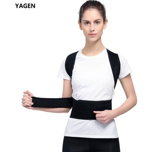 Back Posture Corrector Shoulder Lumbar Brace Spine Support Belt Adjustable Adult Corset Posture Correction Belt Body Health Care