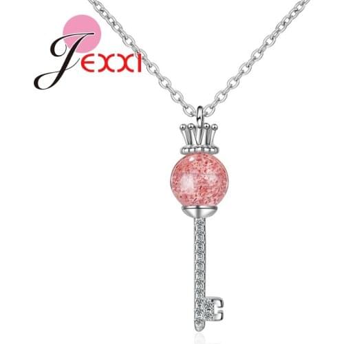 Princess Crown Pendant Personality Necklaces Fashion Silver Jewelry High Quality Choker For Women Clothes Accessories