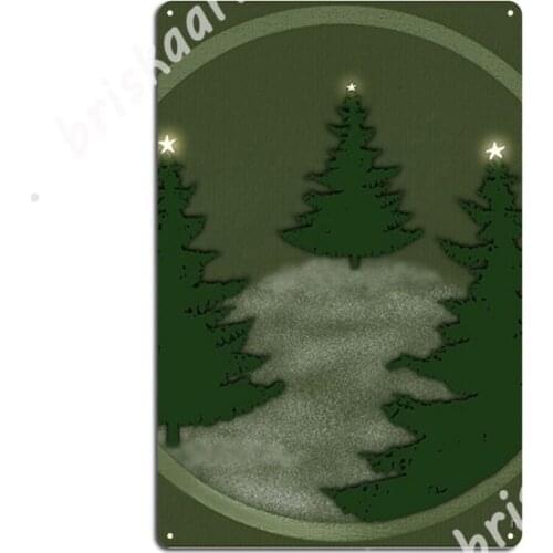 Christmas At Night Metal Signs Classic pub Garage Club Wall Plaque Tin sign Posters