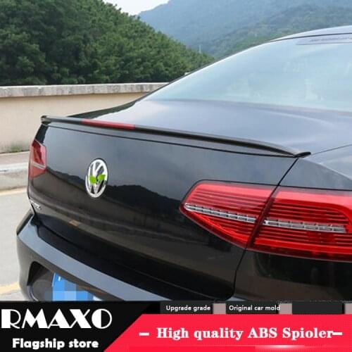 For Passat B8 Spoiler 2017-2018 Volkswagen Passat B8 fgk Spoiler ABS plastic Material Car Rear Wing Color Rear Spoiler
