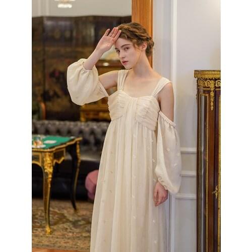 Spring Summer Women Vintage Elegant Light Yellow Long Dress Ladies Retro Bohemian Sexy Backless Greek Goddess Embroidery Dresses