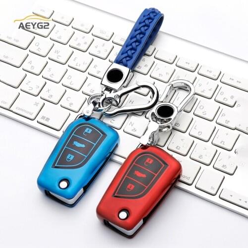TPU Car Remote Key Cover Case For Toyota Auris Corolla 2015-16 Avensis Verso Yaris Aygo Scion TC IM RAV4 Reiz Hilux Revo Innova
