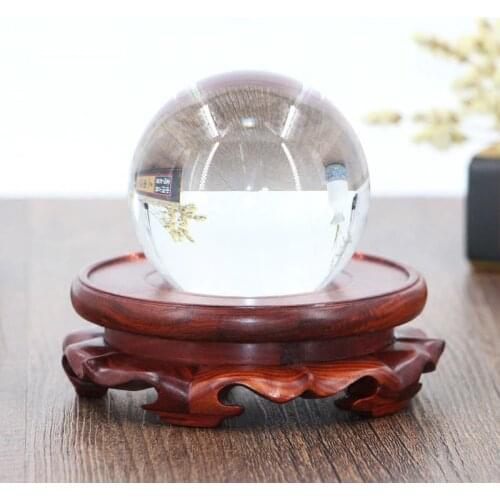 Red Rosewood Round Vase Base Aquarium Teapot Strange Stone Urn Flowerpot Buddha Furnishing Articles Root Carving