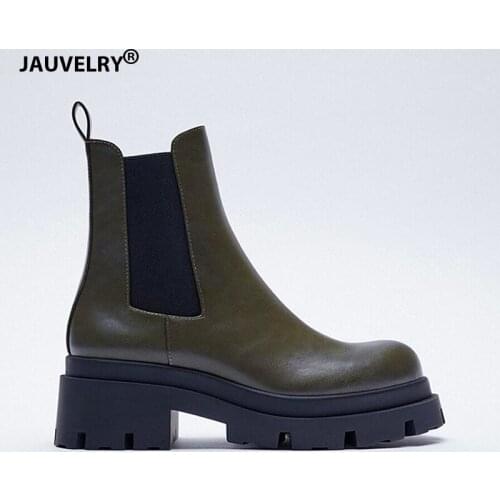 Brand Designer Ankle Boots for Women 2022 Fashion Increasing Platform Chelsea Boots Chunky Heel Short Boots Winter Shoes Woman