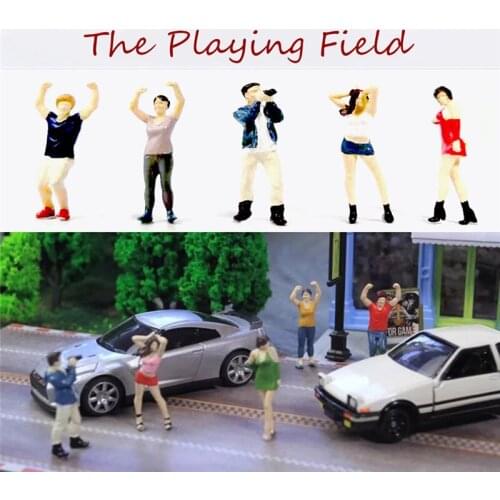 1/64 Doll Character Set Competition Model Boxed for Souvenir Alloy Vehicle Models Toys Collection Display Gift Show Scene
