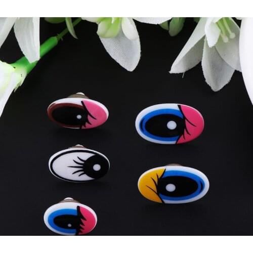 10pcs Plastic Cartoon Safety Doll Eyes For Toy Bear Dolls Puppet Stuffed Animal Crafts Children DIY With Washers