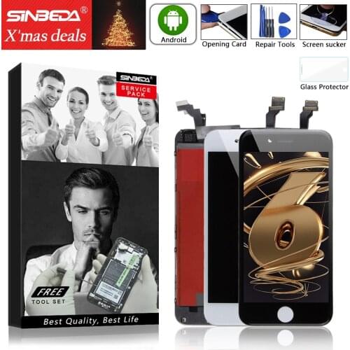 With 3D Force Touch With Tool & Tempered Glass For iPhone 6s 6SPlus LCD Screen Digitizer Assembly For 6 6P Display No Dead Pixel