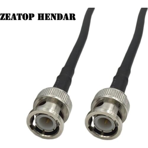 5Pcs BNC Male Jack to Male Plug RG58 / LMR195 RF Extension Cable Coaxial Pigtail Wire Connector 20CM 30CM 50CM 1M 2M 3M 5M 10M