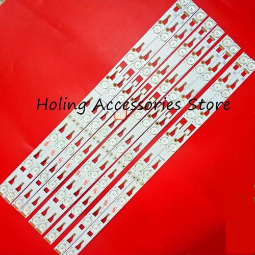 9 PCS/1 batch TCLL48F1600E /TCLB48E680/TCL L48F3700A light bar 4C-LB4808-YHE/TMT-48F1600-9X8-3030C screen LVF480ND2L