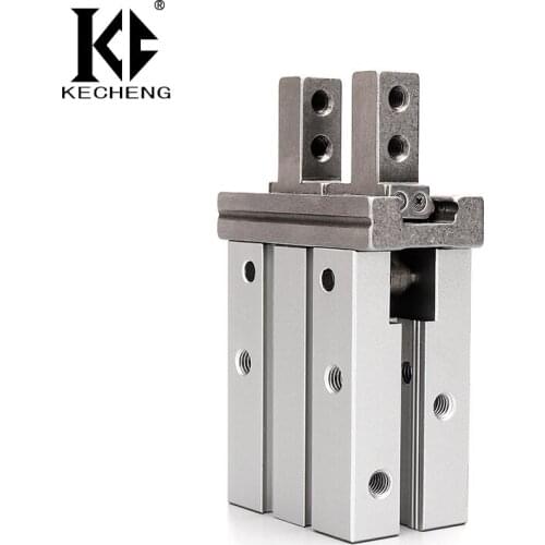 HFZ 10D 16D 20D 25D 32D 40D Airtac Type Aluminium Clamps Pneumatic Components Mechanical Hand Clamp Finger Cylinder