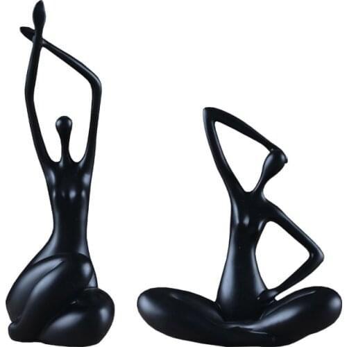 ABSTRACT NUDE WOMAN SCULPTURE RESIN NUDE WOMANNUDE WOMAN FIGURINE YOGA CHARACTER STATUE CRAFTS HOME DECOR ACCESSORIES R1166