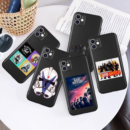 The Bad Batch Troopers Hunter Anime Cartoon for IPhone 12 Pro Max 5 6 6S 7 8 SE 2020 Plus X XS XR 11 Pro Max Phone Case Coque