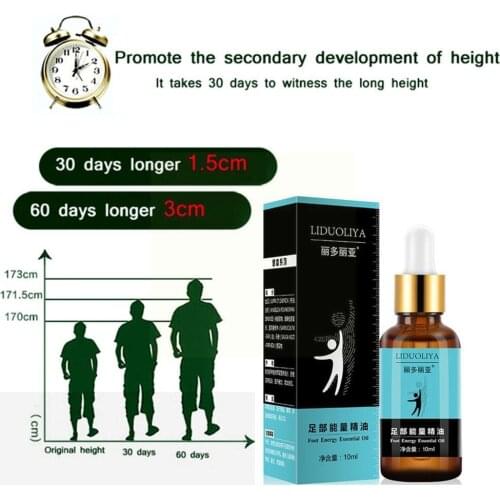 Foot Heightening Essential Oil 30ml Promote Height Herbal Care Extract Health Growth Essential Foot Oil Soothing Plant Oil C3E5