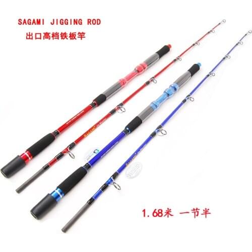 Hot Sale! Lurekiller Brand NewJigging rod High Carbon 37kgs Jig Master boat rod 1.68m 2 sections ocean game rod
