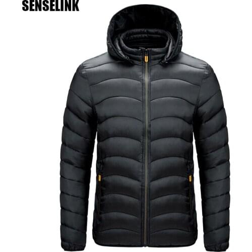 2021 Men Brand Waterproof Winter Warm Jacket Men Autumn Outwear Thick Casual Fashion Hooded Parkas Coat Slim Parkas Jacket Men