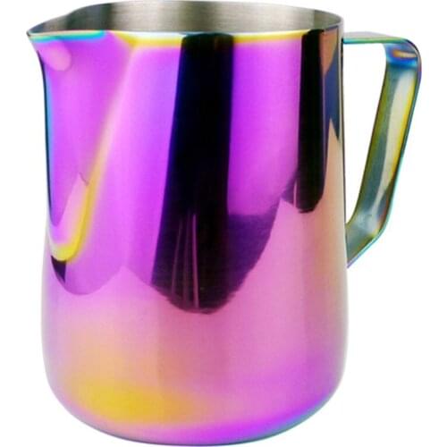 Milk Jug Stainless Steel Frothing Pitcher Pull Flower Cup Coffee Milk Frother Latte Art Milk Foam Tool Coffeeware