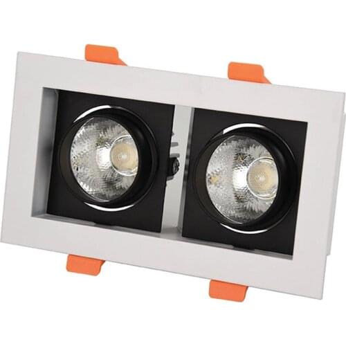 Square LED Embedded Dimmable Downlights Light Ceiling Spotlights 10W/15W 20W/30W/45W LED Recessed Ceiling Lamps Indoor Lighting