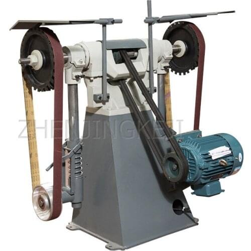 Small Multifunctional Belt Grinder Vertical Horizontal Sander Stainless Steel Belt Machine Hardware grinding polishing Tools